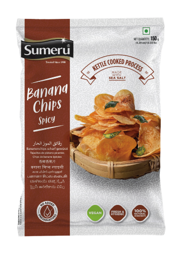 Sumeru Banana Chips Spicy 150g